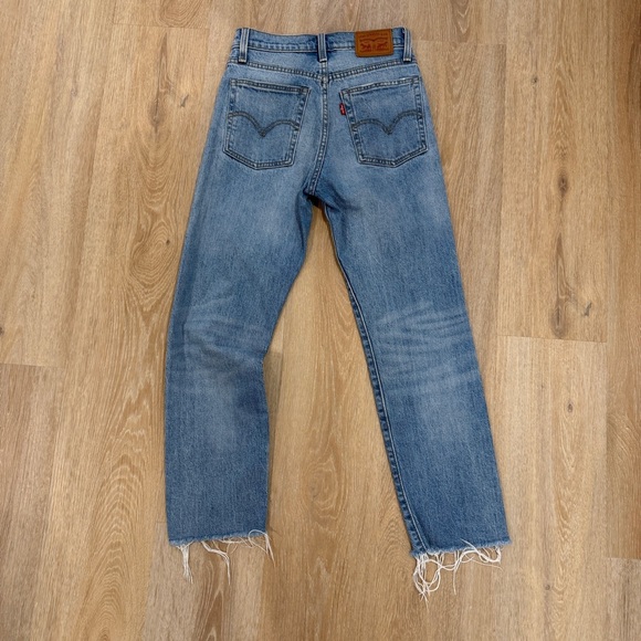 Levi's Wedgie Straight Jean - Rough Tide - Picture 4 of 6
